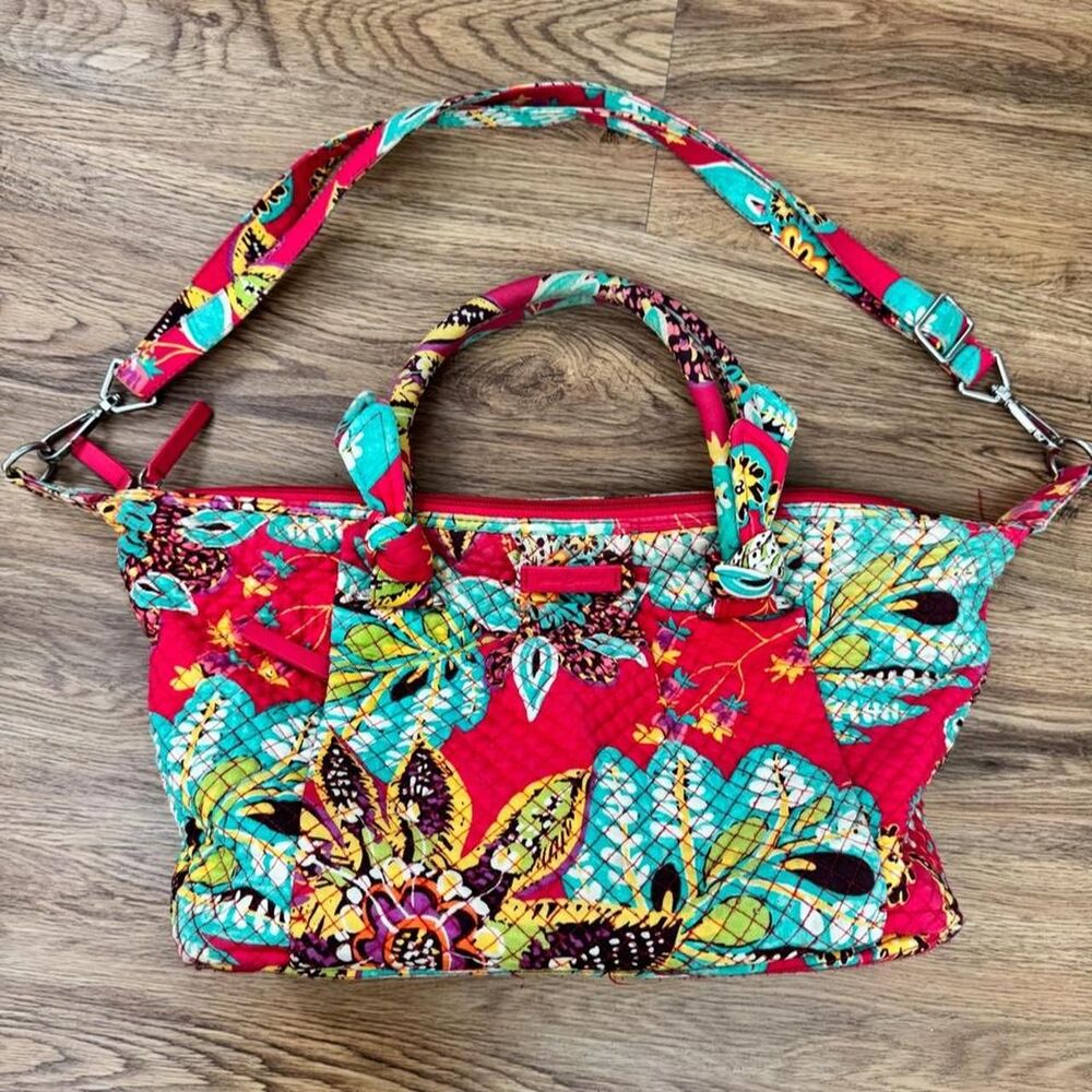 Vera Bradley Rumba Hadley Quilted Satchel